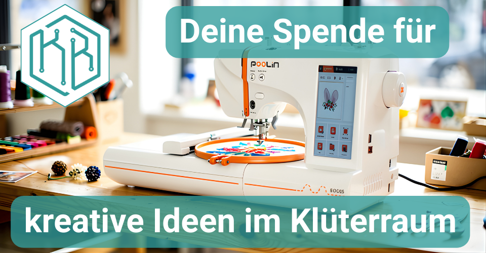 eine computergesteuerte Stickmaschine